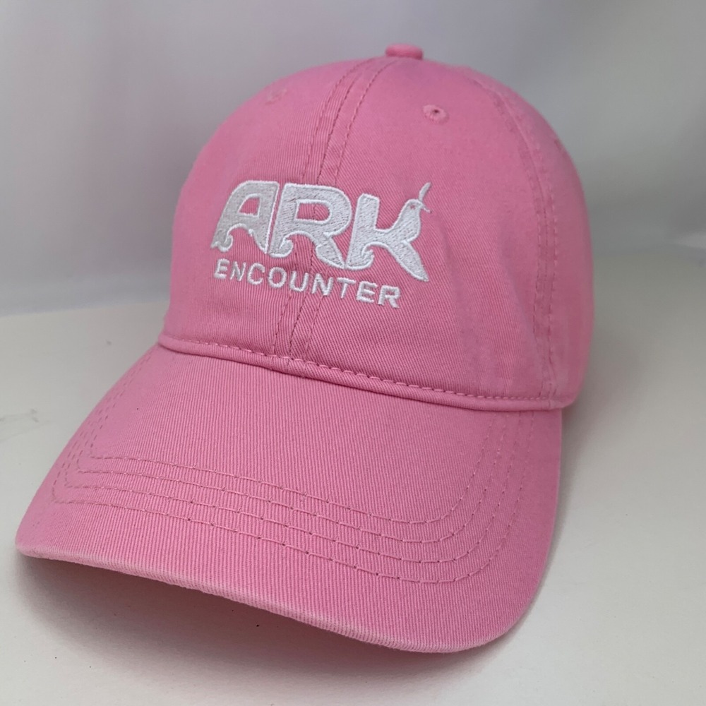 Ark Encounter Pink Hat Adjustable Strapback Baseball Cap Williamstown, Kentucky